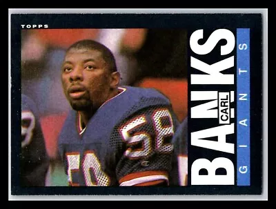 1985 Topps #111 Carl Banks RC • $2.55