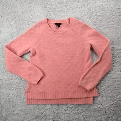 H&M Sweater Women's Medium Pink Knit Butterfly Comfort • $12