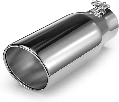 3.5  Inlet Exhaust Tip 3 1/2  Inlet 5  Outlet 12  Overall Length Stainless Stee • $43.99