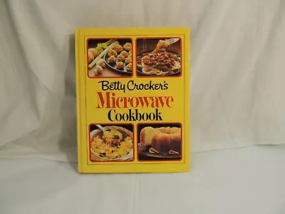 Vintage Betty Crockers Microwave Cookbook Cook Book Recipes 1981 Hardcover • $12