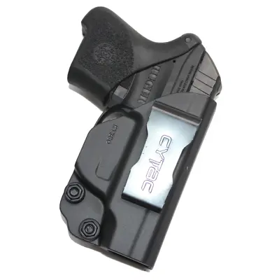 Concealed Carry IWB Gun Holster For Ruger LCP 380 Black Polymer Inside Waistband • $19.95