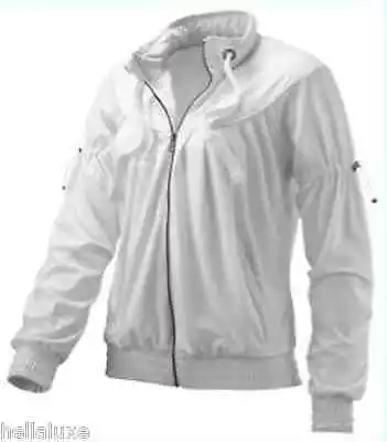 STELLA McCARTNEY Adidas TENNIS MIDLAYER JACKET White Cover Up Golf Coat Sz S NWT • $159.99