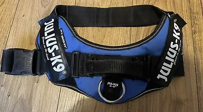 Julius K9 Dog Harness.Size Large (size 1) . Glow In Dark. Blue • £16.99