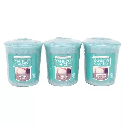 Yankee Candle Set Of 3 Samplers Votive Candles - Catching Rays • £9.23