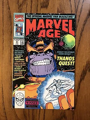 Marvel Age 91 Thanos Quest (1990 Marvel Comics) • $7.75