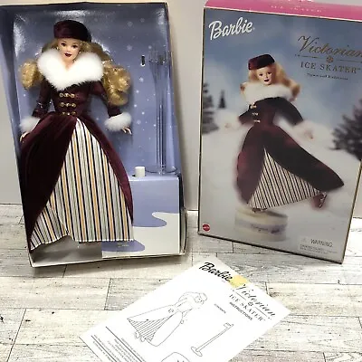 Victorian Ice Skater Barbie Doll 2000 Special Edition Blonde Mattel Music Box • $29.99