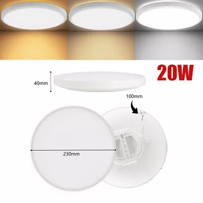 LED Ceiling Down Light Ultra Thin Flush Mount Kitchen Lamp Home Fixture Dimmable • $13.99