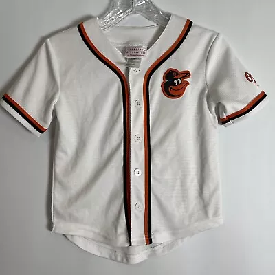 Baltimore Orioles Baseball Jersey Youth Extra Small 5/6  White Logo • $23.99