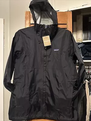 Men’s Patagonia Torrentshell 3L Rain Jacket Black Large • $130