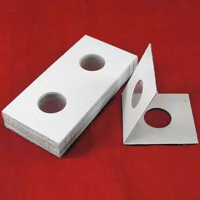 Cardboard 2 X 2 Coin Holder Mylar Flips For US Pennies/Cents 19mm Or .748 Qty25 • $6.95