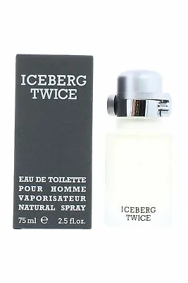 £12.24 • Buy Iceberg Twice Homme Eau De Toilette Spray 75ml Men's Fragrance