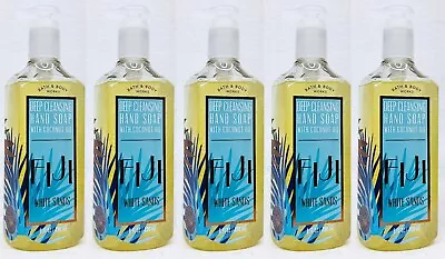 5 Bath & Body Works FIJI WHITE SANDS Deep Cleansing Hand Soap 8.0 Oz • $64.95