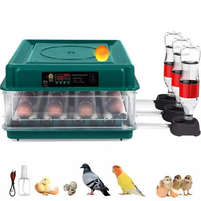 Incubators For Hatching Eggs 48 Egg Incubator Automatic Turning Duck Chicken Egg • £72.99