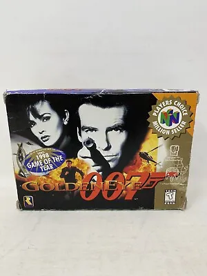 GoldenEye 007 Original BOX & MANUAL ONLY NINTENDO 64 AUTHENTIC N64 NO GAME • $42.99