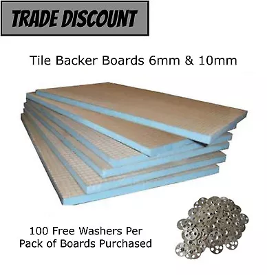 Tile Backer Board 6mm 10mm12mm20mm30mm Insulation Boards (100wsh) • £94.99