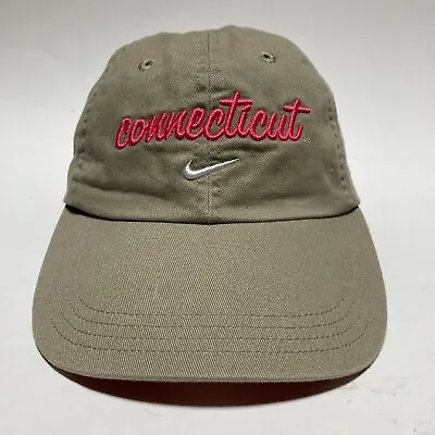 University Of Connecticut UCONN Nike Team Tan Hat Cap Pink Camo • $25.49