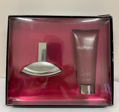 Calvin Klein Euphoria Gift Set EDP 30ml Spray & Sensual Body Lotion - New • £29.99