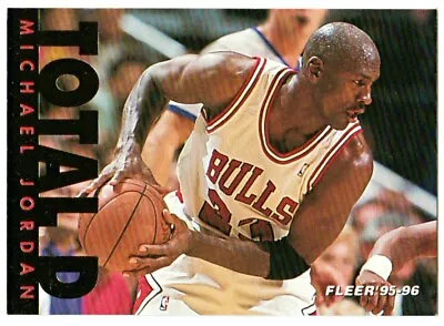 1995-96 Fleer Total D Insert #3 - MICHAEL JORDAN - Chicago Bulls HOF • $5.99