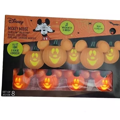 Mickey Mouse Halloween Pumpkin Musical Light Set • $39