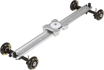 $49.95 • Buy Movo SGTD-60S 60cm Linear Track Slider / Table Dolly Combo Video Camera Rail Rig