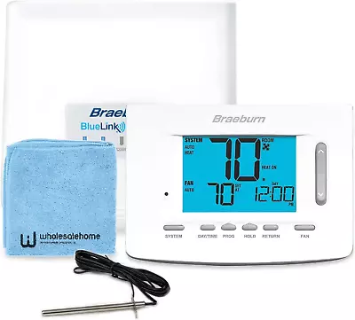 7500 Universal Wireless Programmable Thermostat For Home Heating And Cooling Di • $198.99