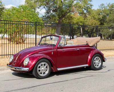 $27900 • Buy 1969 Volkswagen Beetle - Classic Restored, 1776 Dual Carb, Porsche Burgundy