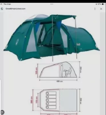 Coleman Bi Space 500 Tent • £60