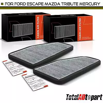 New 2x Activated Carbon Cabin Air Filter For Ford Escape Mercury Mariner Mazda • $22.49