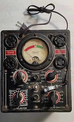 1930's Antique Triplett Model 1210A - Radio Tube Checker Tester • $25