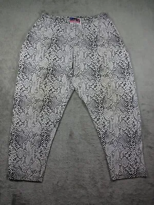 VTG Touch & Match Muscle Baggy Hammer Beach Parachute Pants Snake Print 80s • $39.95