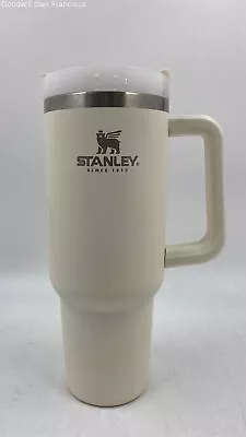 Stanley Adventure Quencher 40oz Travel Tumbler Vacuum Mug Handled Flask White • $29.99