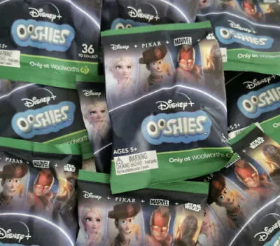 2 Disney Plus Ooshies Woolworths Unopened Packs Pixar Marvel Star Wars  • $3