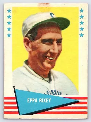 1961 Fleer Baseball Greats (F418-3) Eppa Rixey #71 10004311 • $3