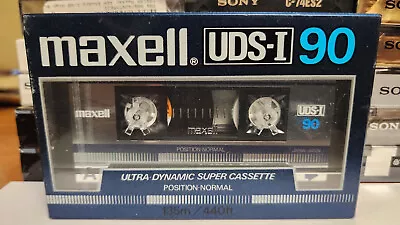 Maxell UDS-I 90 Blank Audio Cassette Tape Sealed - Made In Japan - NEW! • $25.99