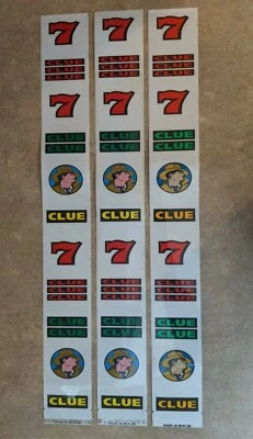 $13.99 • Buy IGT  Reel Detectives  Slot Machine Reel Strips VINTAGE ATLANTIC CITY TRUMP  J1-8