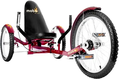 Mobo Triton Pro Adult Tricycle For Men & Women. Beach Cruiser Trike. Pedal 3-Whe • $835.99