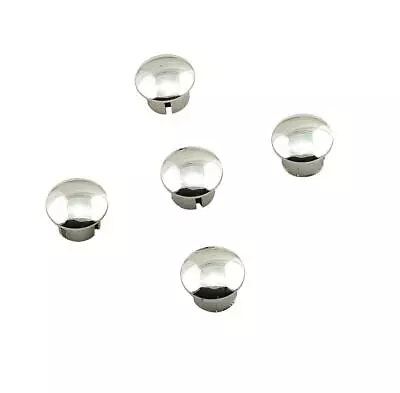 Mr. Gasket Lug Nut Hole Plug 5104 11/16 Inch Diameter; Chrome; Plastic; Set Of 5 • $71.66