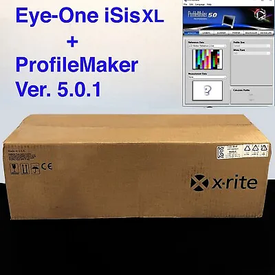 $1884.75 • Buy X-Rite EOISXL I1 IOne ISis 42.42.24 Automated Chart Reader+ ProfileMaker Pro 5.0