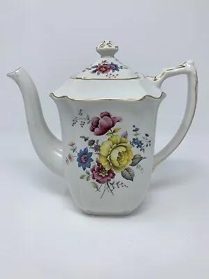 Royal Staffordshire Ironstone Florette Teapot W.R. Midwinter England Tea Pot • £24.06