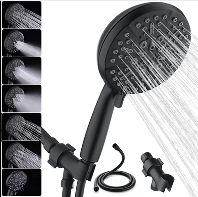$16.14 • Buy Shower Head 7 Spray Modes High Pressure Handheld Shower With Hose