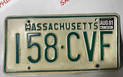 Massachusetts Collectible License Plate. Very Unique! Used. Sold As Is • $16.16