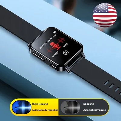 32GB Wristband Watch Audio Sound Voice Recorder Support Bluetooth MP3 Player US • $35.85