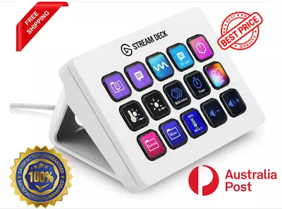 Elgato Stream Deck Mk.2 15 Keys White Touch Pad Streamline - New Free Shipping • $213.95