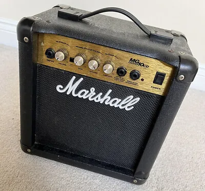 £44.99 • Buy Marshall MG10CD Gold Series Electric Guitar Amp Tested And Fully Working 