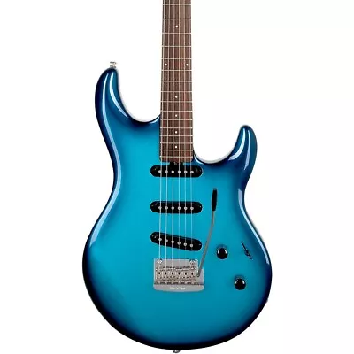 Ernie Ball Music Man Luke 4 SSS Electric Guitar Diesel Blue • $3199