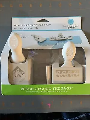 Martha Stewart Laurel Leaf Border & Corner Double Edge Paper Punches Leaves NEW • $16