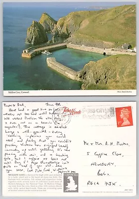 C27190  Mullion Cove Cornwall England John Hinde Postcard 1995 Stamp • £1.19