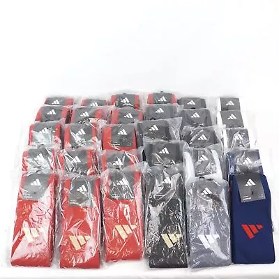 Adidas Assorted Adisocks 23 Footbal Soccer Socks - Small/Medium/Large Lot Of 30 • $29.99