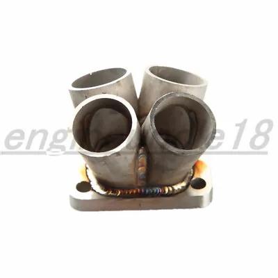 4 Cylinder 4-1 Manifold Merge Collector Stainless Steel T3 T3/T4 Turbo Flange • $58.99