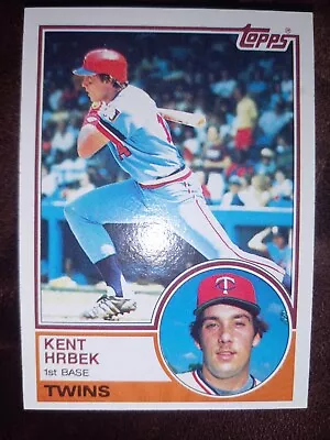 1983 Topps Kent Hrbek 1B Minnesota Twins Baseball Team Collector's Card #690 • $1.29